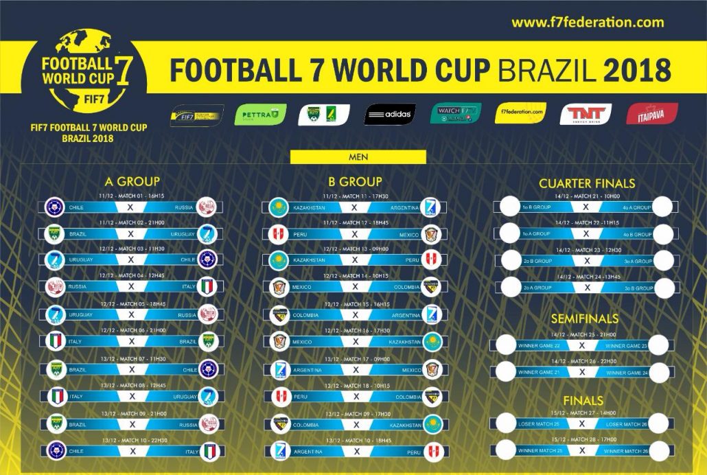 FIF7 WC18 Curitiba Calendario