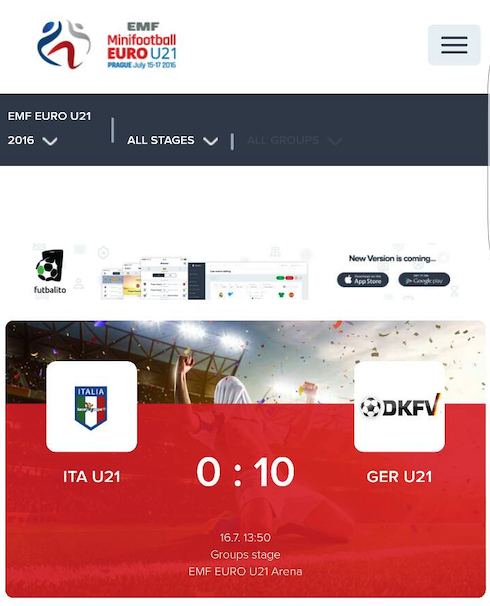 EMF EURO16 U21 C6 Praga Italia Germania