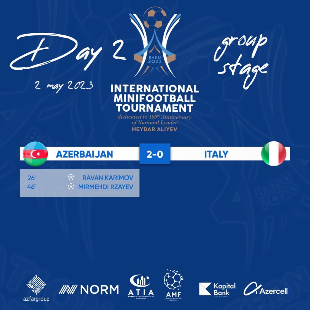 Azerbaijan-Italia 2-0 friendly cup baku 2023