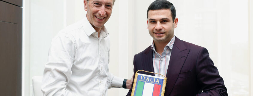 Gianluca Finazzi e Orkhan Mammadov Baku 2023