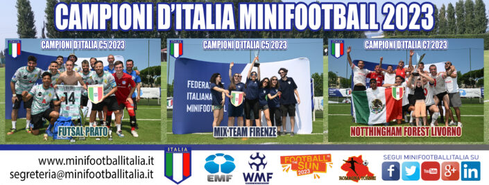 Banner Finali Nazionali Campioni Minifootball 2023 Banner Finali Nazionali Campioni Minifootball 2023