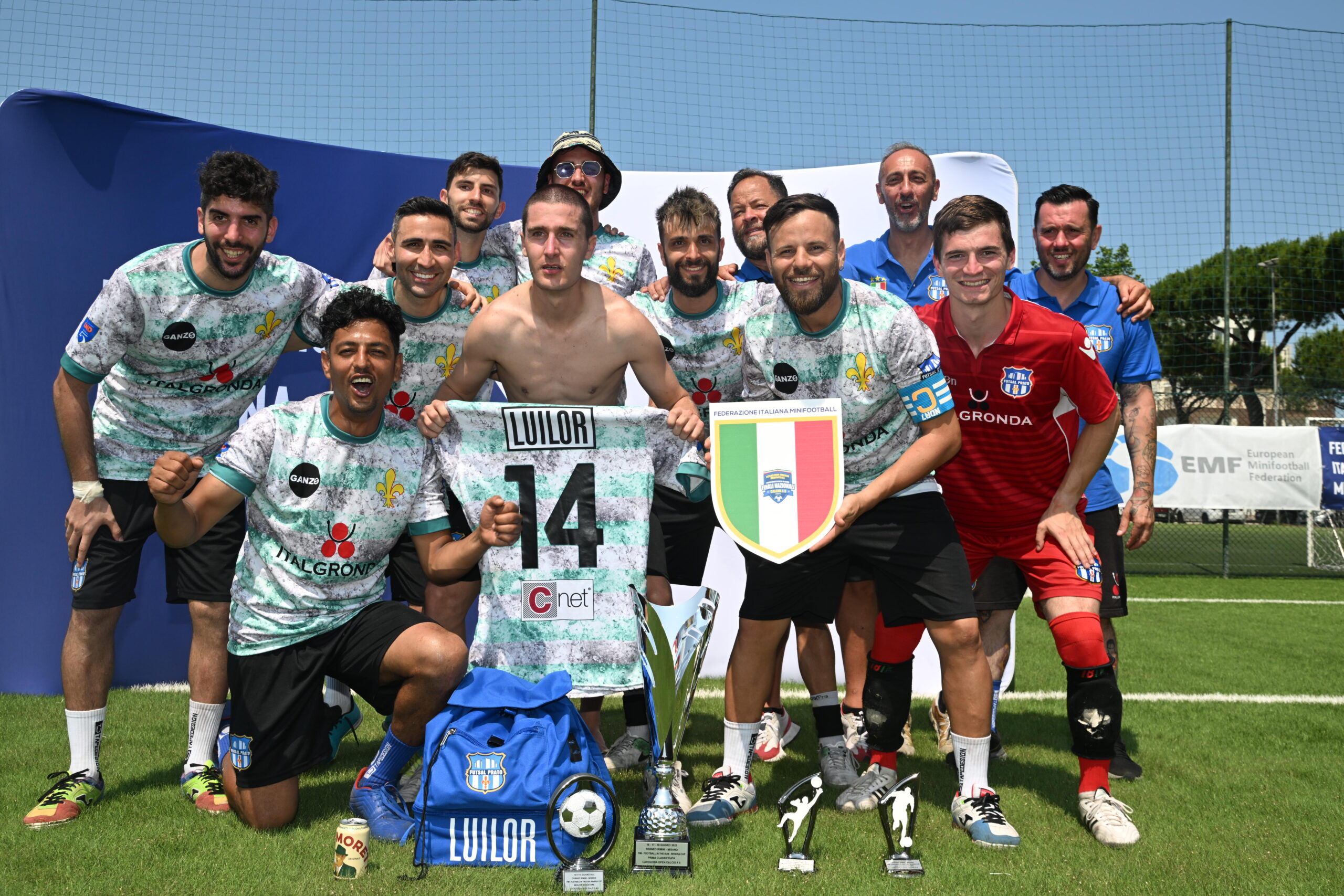 Campioni d'Italia Minifootball 2023 c5 Maschile Futsal Prato
