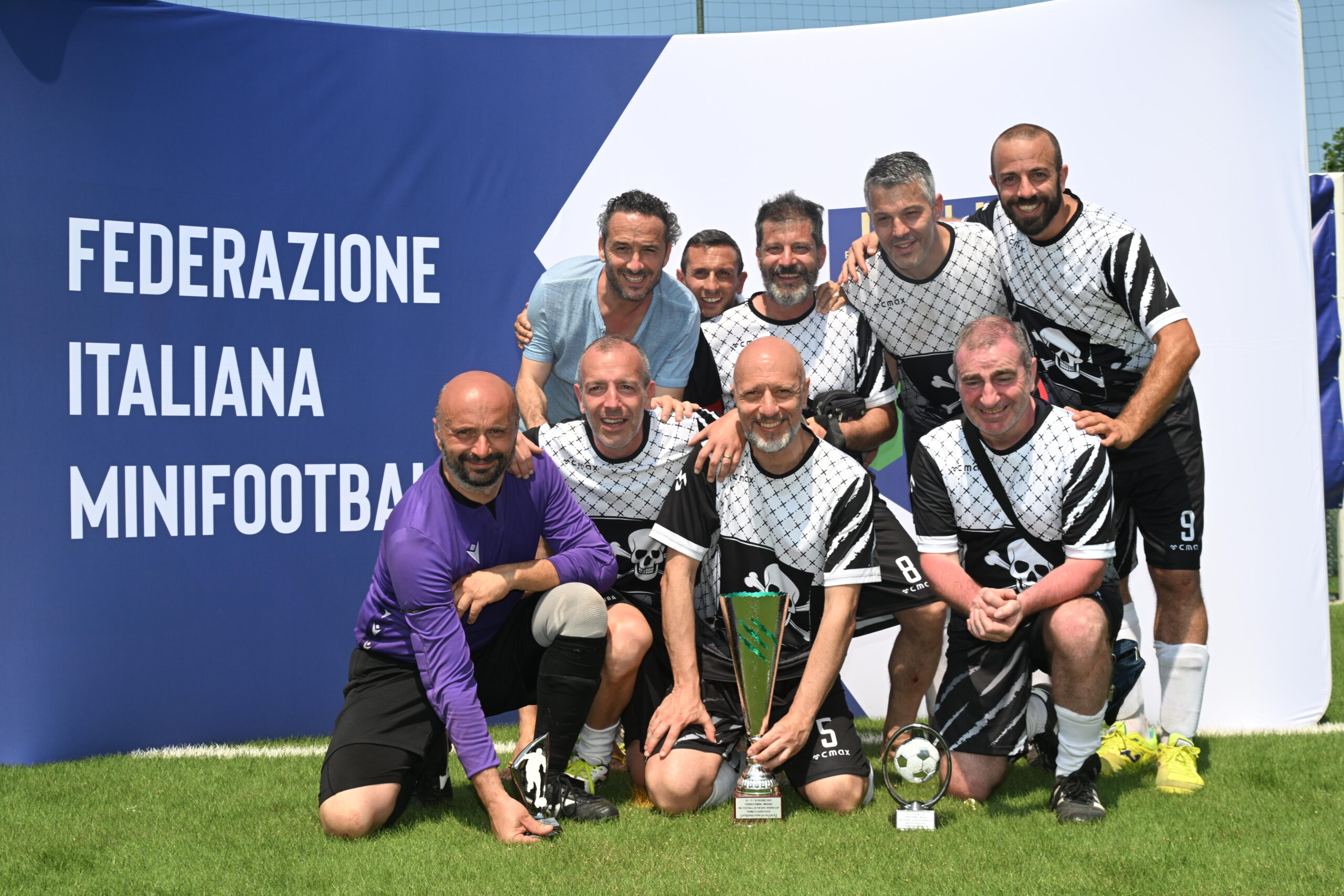 Campioni d'Italia 2023 Minifootball c7 over 45 Pirati Bologna