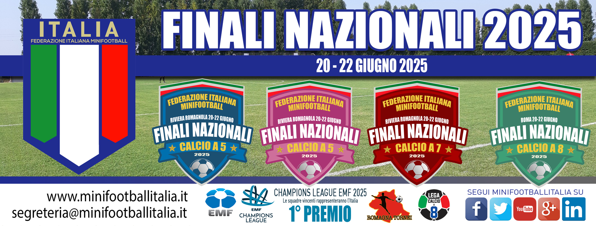 Federazione Italiana Minifootball Finali Nazionali 2025 banner